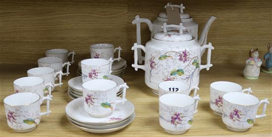 A Limoges twelve piece tea set